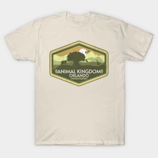 Animal Kingdom Orlando Retro Vintage Distressed Florida Design T-Shirt